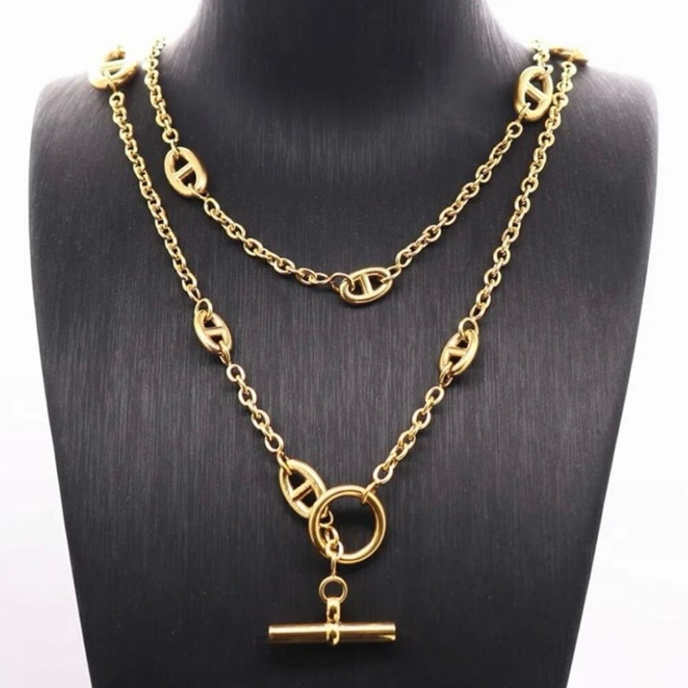 Multilayer Luxury Gold Plated Necklace